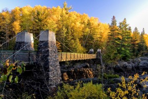 Swinging Bridge at Jay Cooke State Park